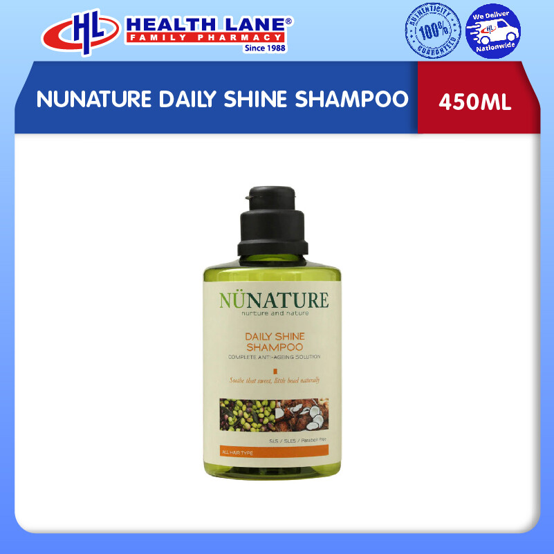 NUNATURE DAILY SHINE SHAMPOO (450ML)